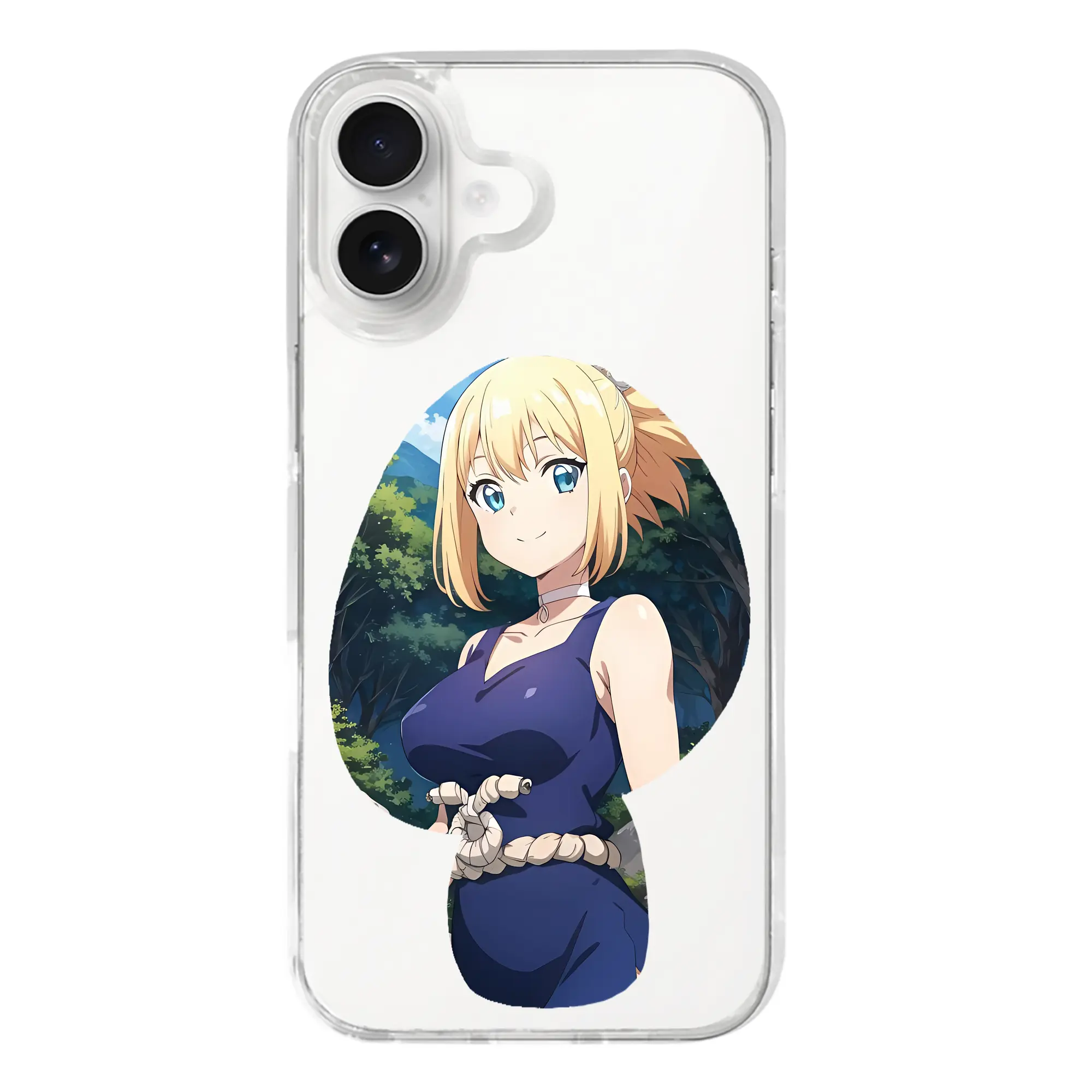 ドクターストーン グッズ,コハク - iPhone 17シリーズ 透明スマホケース – 薄型・耐衝撃・精密フィット保護カバー